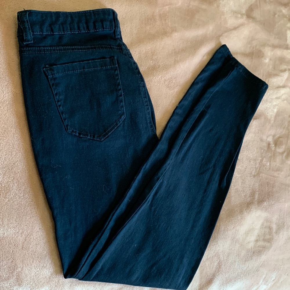 Navy Bootcut Pants